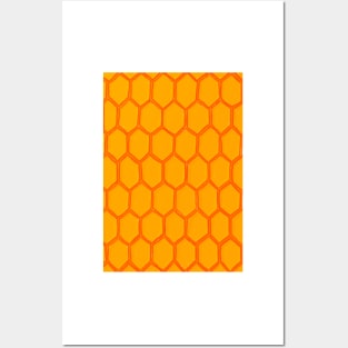 Honeycomb Posters and Art